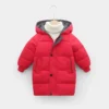 Kids Winter Down Parka Coat - Hooded Cotton Padded Jacket