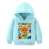 Fall New Arrivals Kids Hoodie Sprunki Childrens Pullover Hoodie Incredibox HD Print Age 4-14 Polyester Boys Girls Sweatshirts