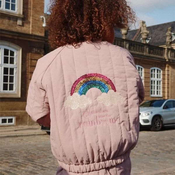 Kids Winter Fleece Jacket: Sequin, Lambswool, Embroidery Coats