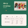 4 Pairs Kids Christmas Cartoon Knit Socks Set