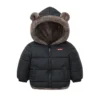 Kids Winter Padded Jacket with Hood - Warm Fleece Coats
