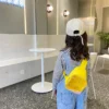 New Fashion Children's Solid Color Transparent Crossbody Bag Shoulder Bag Travel Sports Girl Cute Shoulder Bag 2024 Gifts