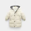 Kids Winter Down Parka Coat - Hooded Cotton Padded Jacket