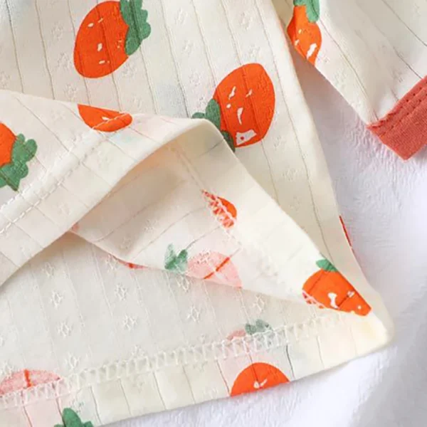 Kids Cotton Cartoon Bear Pajamas Set Long Sleeve Boys Girls Sleepwear