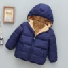 Kids Fleece Cartoon Hooded Jacket - Warm Winter Outerwear