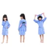 Kids Flannel Hooded Robe - Cute Winter Pajamas for Boys & Girls
