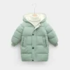 Kids Winter Down Parka Coat - Hooded Cotton Padded Jacket