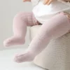 3-Pack Baby Girls Lace Knee High Cotton Socks Ruffle Trim