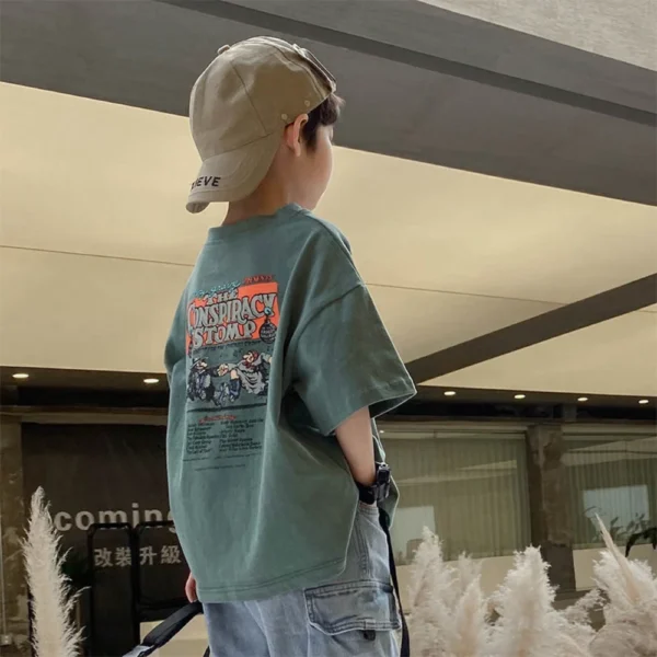 kf-Sfdb5006ea2f944e595113bef2b719dcd1 T-shirt For Boys Baby boy Clothes Short-sleeve Tee Children Top T shirt For Summer Toddler Child Kids Clothes New Arrival